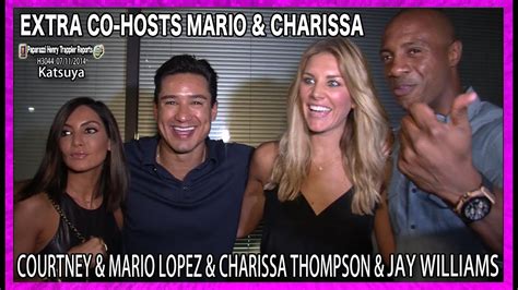 charissa thompson jay williams video|EXTRA Host Mario Lopez, Courtney Lopez, New EXTRA Co